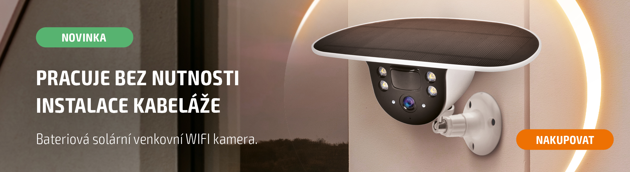 Solární venkovní WIFI kamera