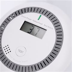 Solight detektor spalin CO + alarm, 85dB, 3x AA baterie