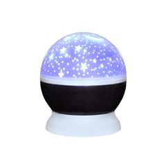 Solight LED projekční koule, multicolor, 9 režimů, otáčení, USB, 4x AAA