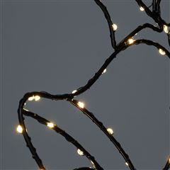 Solight LED venkovní dekorace zvonečky, 100x LED, časovač, 55cm, 3x AA