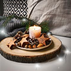 Solight vánoční řetěz stříbrný, 100x mini LED, 10m, 3 x AA, studené světlo