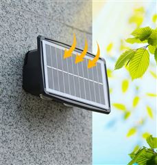 Solight LED solární nástěnné světlo, teplá a studená bílá, 15x10cm
