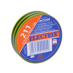 Solight izolační páska, 15mm x 0,13mm x 10m, žlutozelená