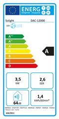 Solight mobilní klimatizace 12000 BTU, smart WiFi, chlazení, odvlhčování, ventilátor