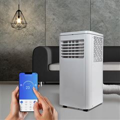 Solight mobilní klimatizace 9000 BTU, smart WiFi, chlazení, odvlhčování, ventilátor_použité zboží