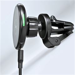 Solight magnetický držák MagSafe do auta s bezdrátovým nabíjením Qi 15W