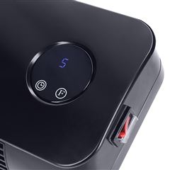Solight nástěnné keramické topidlo, 2000W, černá