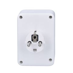 Solight rozbočka 1x 16A + 2x 2,5A, 2xUSB A+C rychlonabíječka 20W PD, bílá, vypínač