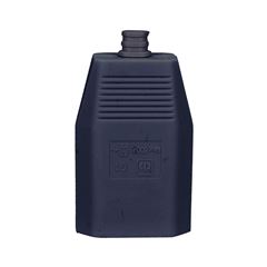 Solight zásuvka plochá 2.5A, přímá, IP20, černá