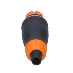 Solight zástrčka do vlhka, přímá, IP44, černá-oranžová