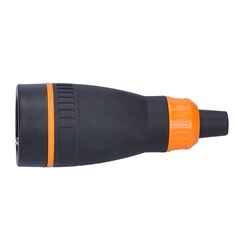 Solight zásuvka do vlhka, přímá, IP40, černá-oranžová