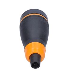 Solight zásuvka do vlhka, přímá, IP40, černá-oranžová