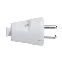 Solight zástrčka přímá, IP20, bílá