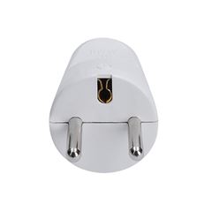 Solight zástrčka přímá, IP20, bílá