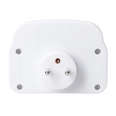 Solight rozbočka 2 x 16A, USB A+C rychlonabíječka 20W PD, bílá, vypínač