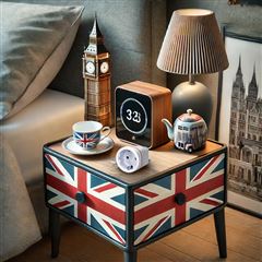 Solight cestovní adaptér do Velké Británie, typ G