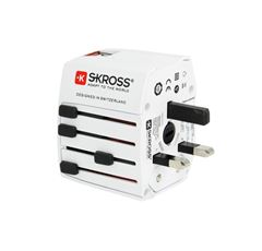 SKROSS cestovní adaptér MUV USB AC, univerzální, neuzemněný, USB A+C 15W