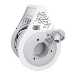 Solight prodlužovací přívod na bubnu 10m, USB A+C, 2 zásuvky, šedý kabel, 3x 1,0mm2