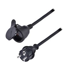 Solight prodlužovací přívod 10m, 1 zásuvka IP44, 3 x 2.5mm2, kabel guma-neopren H07RN-F