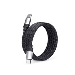 Solight magnetický USB-C 3.1 kabel, USB-C konektor - USB-C konektor, 1m