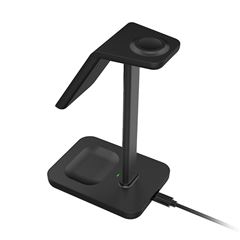 Solight stolní nabíječka 3v1, Qi2, MagSafe kompatibilní