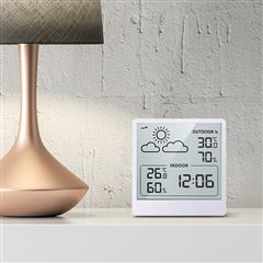 Solight teploměr, barva bíiá