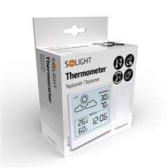 Solight teploměr, barva bíiá