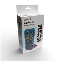 Solight multimetr, max AC 750V/10A, max. DC 1000V/10A, odpor, kapacita, frekvence, NCV