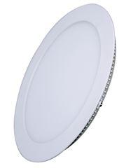 Solight LED mini panel, podhledový, 6W, 400lm, 3000K, tenký, kulatý, bílý