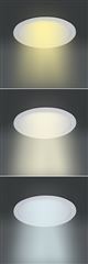 Solight LED mini panel CCT, podhledový, 24W, 1800lm, 3000K, 4000K, 6000K, kulatý