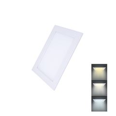 Solight LED mini panel CCT, podhledový, 6W, 450lm, 3000K, 4000K, 6000K, čtvercový