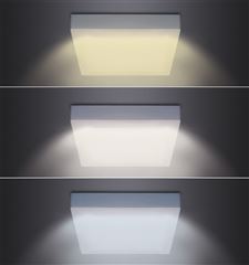 Solight LED mini panel CCT, přisazený, 18W, 1530lm, 3000K, 4000K, 6000K, čtvercový