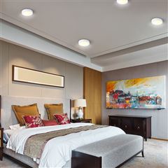 Solight LED mini panel CCT, přisazený, 24W, 1800lm, 3000K, 4000K, 6000K, kulatý