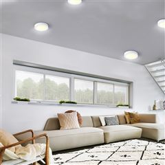 Solight LED mini panel CCT, přisazený, 24W, 1800lm, 3000K, 4000K, 6000K, kulatý