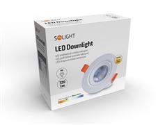 Solight LED podhledové světlo bodové, 9W, 720lm, 3000K, kulaté, bílé