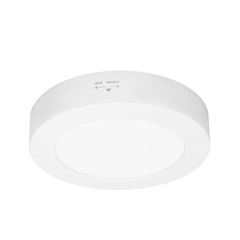 Solight LED mini panel koupelnový 2v1, 3CCT, podhledový/přisazený, 12W, 1020lm, IP54, bílá, kulatý