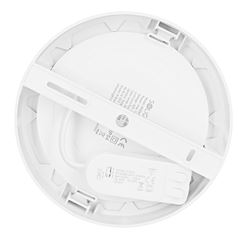 Solight LED mini panel koupelnový 2v1, 3CCT, podhledový/přisazený, 12W, 1020lm, IP54, bílá, kulatý