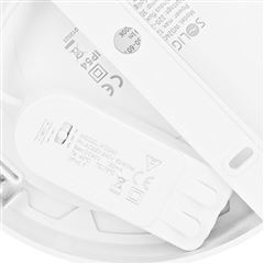 Solight LED mini panel koupelnový 2v1, 3CCT, podhledový/přisazený, 12W, 1020lm, IP54, bílá, kulatý