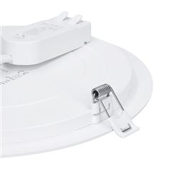 Solight LED mini panel koupelnový 2v1, 3CCT, podhledový/přisazený, 24W, 2040lm, IP54, stříbrná, kulatý