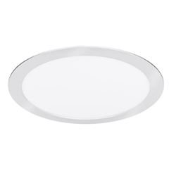 Solight LED mini panel koupelnový 2v1, 3CCT, podhledový/přisazený, 24W, 2040lm, IP54, stříbrná, kulatý