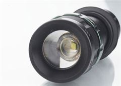 Solight LED kovová svítilna, 150lm, 3W CREE LED, černá, fokus, 3 x AAA