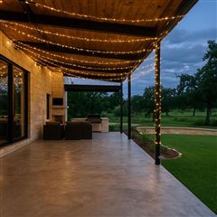 Solight LED solární řetěz, 200LED, 22m, teplá bílá