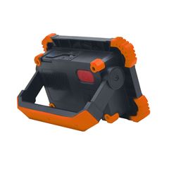 Solight LED reflektor 10W, přenosný, nabíjecí, 1000lm, oranžovo-černý