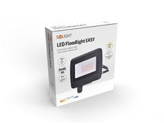 Solight LED reflektor Easy, 30W, 2400lm, 4000K, IP65, černý
