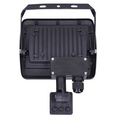 Solight LED reflektor Easy se sensorem, 30W, 2400lm, 4000K, IP44, černý