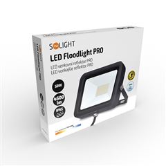 Solight LED reflektor PRO, 50W, 4600lm, 5000K, IP65