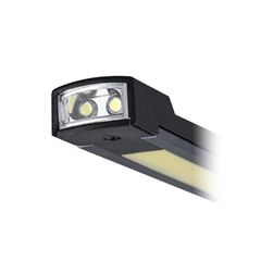 Solight pracovní nabíjecí LED lampa,  500lm + 70lm, COB, Li-Ion, USB, černooranžová