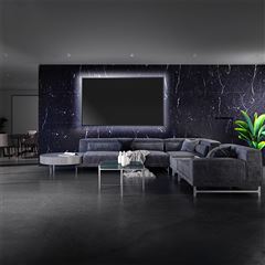 Solight LED pásek pro TV, 100cm, USB, vypínač, studená bílá