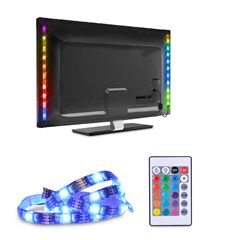 Solight LED RGB pásek pro TV, 2x 50cm, USB, vypínač, dálkový ovladač