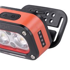 Solight LED čelová nabíjecí svítilna, 250lm, teplé+studené světlo, Li-Ion